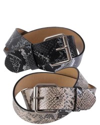 Journee Collection Python Print Casual Belt