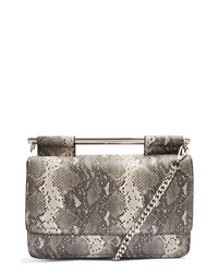 Topshop Embossed Faux Leather Crossbody Bag