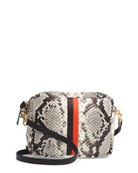 Clare V. Midi Sac Python Embossed Leather Crossbody Bag, $325