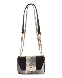 Topshop Spice Faux Leather Crossbody Bag