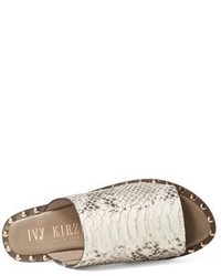 Ivy Kirzhner Shade Slide Sandal Size 9 M White