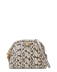 Gucci Small Ophidia Genuine Snakeskin Dome Satchel