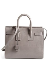 Saint Laurent Small Sac De Jour Snake Embossed Leather Tote