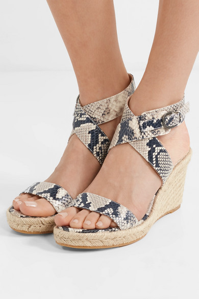 Stuart weitzman lexia store wedge espadrille sandals