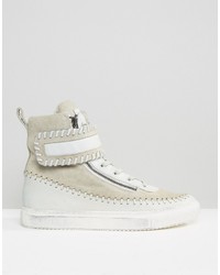 Religion Washed Field Hi Top Sneakers