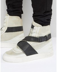 Religion Washed Lion Hi Top Sneakers