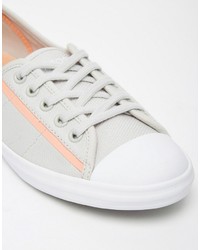 Lacoste Ziane 1 Gray Lace Up Sneakers