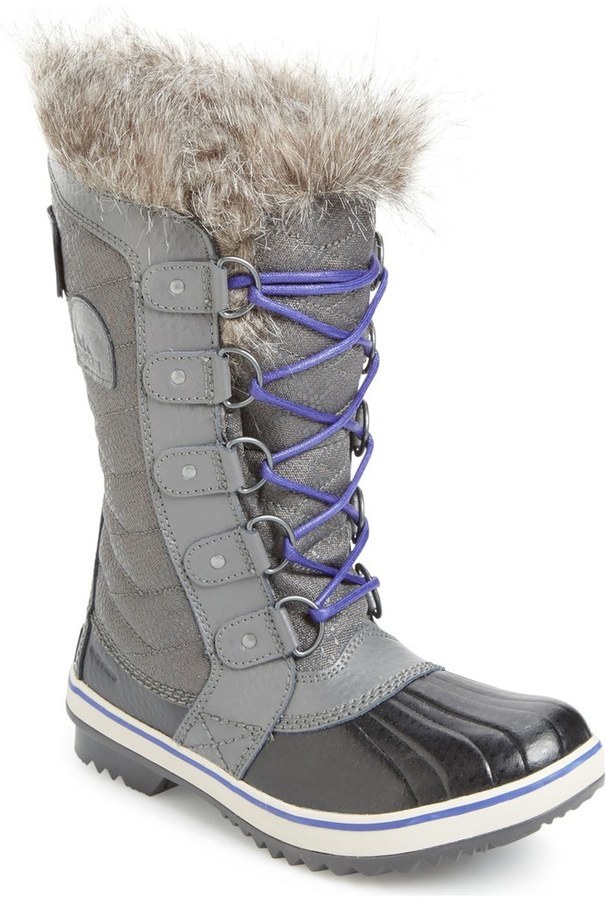 faux fur lined waterproof boots