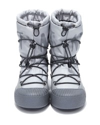 Moon Boot Track Logo Print Lace Up Boots