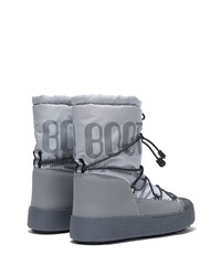 Moon Boot Track Logo Print Lace Up Boots