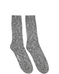 Norse Projects Black Ebbe Melange Socks