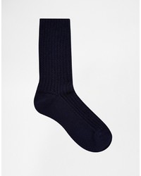 Asos Brand Socks 2 Pack With Fluffy Yarn