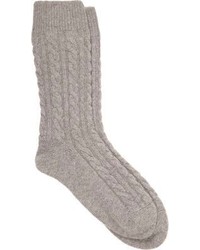 Corgi Cable Knit Socks