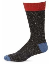 Saks Fifth Avenue Collection Melange Solid Socks
