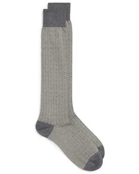 Pantherella Dudley Over The Calf Egyptian Cotton Blend Socks
