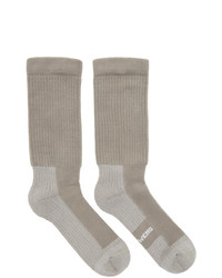Rick Owens Grey Hiking Socks