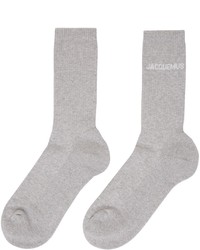Jacquemus Grey La Montagne Les Chaussettes Socks