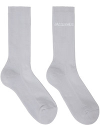 Jacquemus Grey Les Chaussettes Socks
