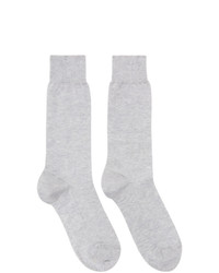 Ermenegildo Zegna Grey Summer Oxford Socks