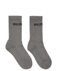 Balenciaga Grey Tennis Socks