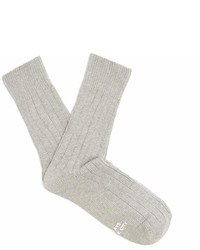 Saturdays Nyc Novelty Ribbed Knit Stretch Cotton Socks