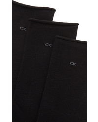 Calvin Klein Underwear Roll Top Sock Three Pack