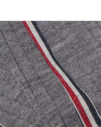 Thom Browne Striped Ribbed Merino Wool Socks
