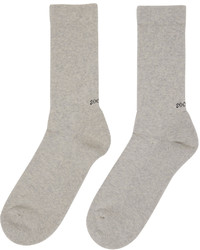 SOCKSSS Two Pack Gray Socks