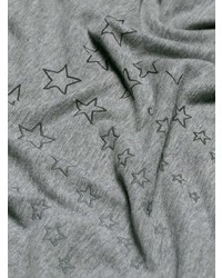 Saint Laurent Star Print Cotton T Shirt