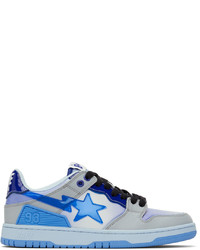 BAPE Blue Grey Sta Low Sneakers