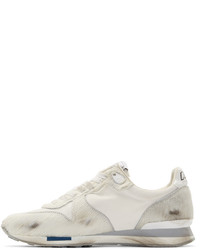 Golden Goose Deluxe Brand Golden Goose White Grey Limited Edition Distressed Calf Hair Running Sneakers