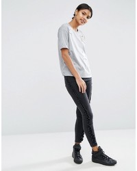 Asos T Shirt With Sequin Star Badges