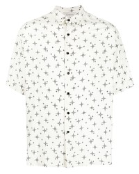 Laneus Star Print Short Sleeve Shirt