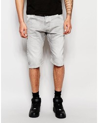 Grey Star Print Shorts