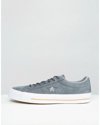 Converse One Star Sneaker In Gray 153719c