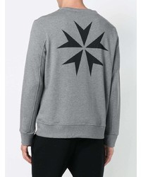 Neil Barrett Military Star Print Sweatshirt