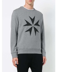Neil Barrett Military Star Print Sweatshirt