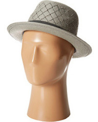 Grey Straw Hat