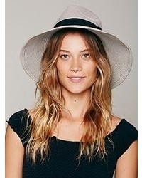 Free People Christys Crown Collection Collins Straw Brim Hat