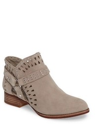 Grey Studded Ankle Boots