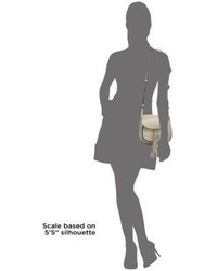 Chloé Chloe Hudson Small Studded Circle Leather Shoulder Bag