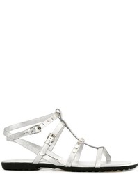 Tod's Buckled Studded Sandals