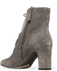 Tabitha Simmons Afton Suede Ankle Boots Gray