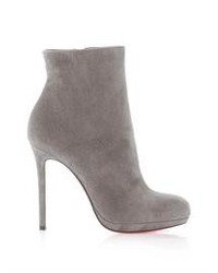 Christian Louboutin Bootylili 120mm Suede Ankle Boots