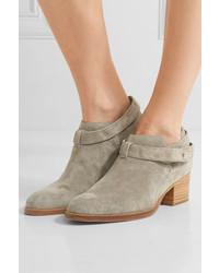 Rag & Bone Harley Suede Ankle Boots Stone