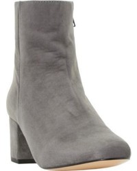 Dune Pebble Suede Ankle Boots
