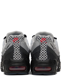 Nike Black Gray Air Max 95 Premium Sneakers
