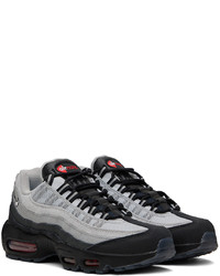 Nike Black Gray Air Max 95 Premium Sneakers