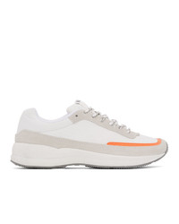 A.P.C. Grey And Orange Age Mary Sneakers