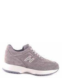 Hogan Grey Suede Sneakers